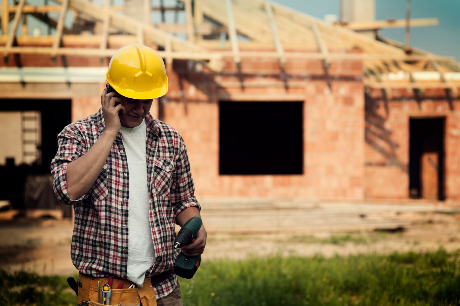 construction with mobile phone scaled